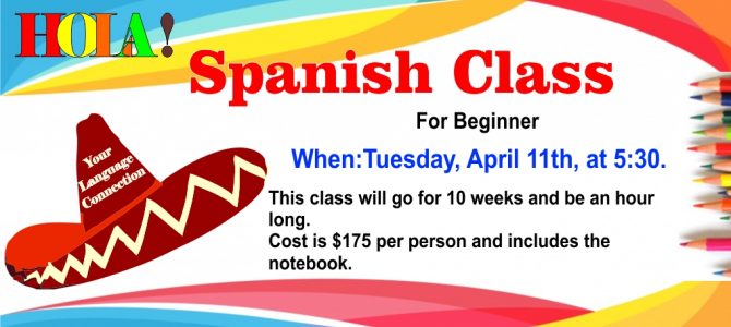 Spanish class Spanish class